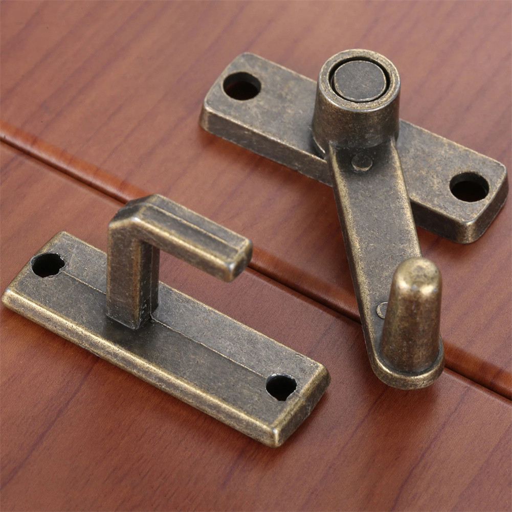 Furniture Hardware Fittings - 1 set Brons Schuifraam Deursloten Handvat
