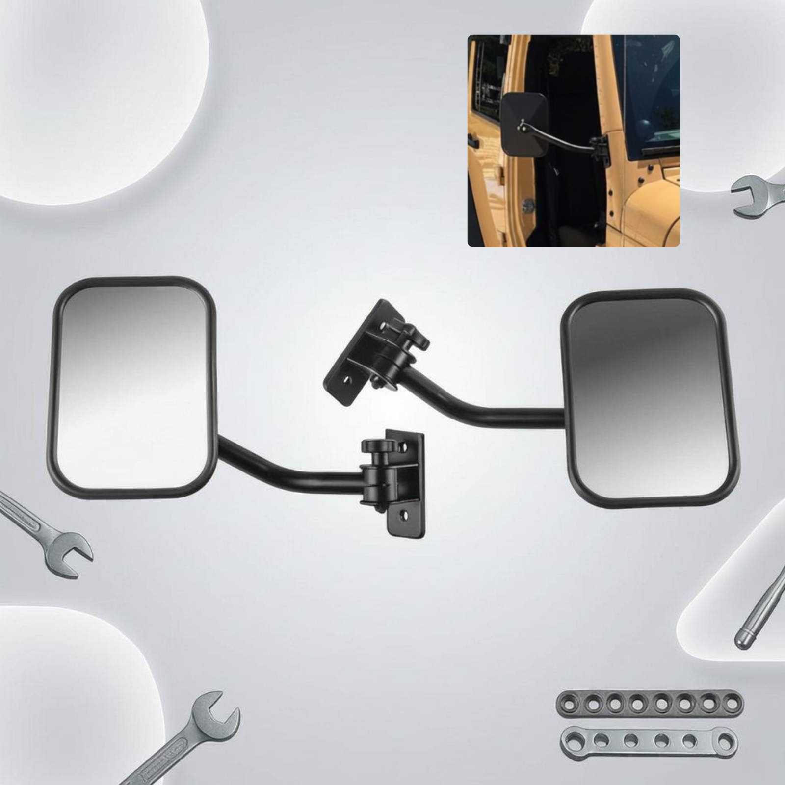 Furniture Hardware Fittings - Specchietto Off Road Deurscharnier Spiegel Verstelbare