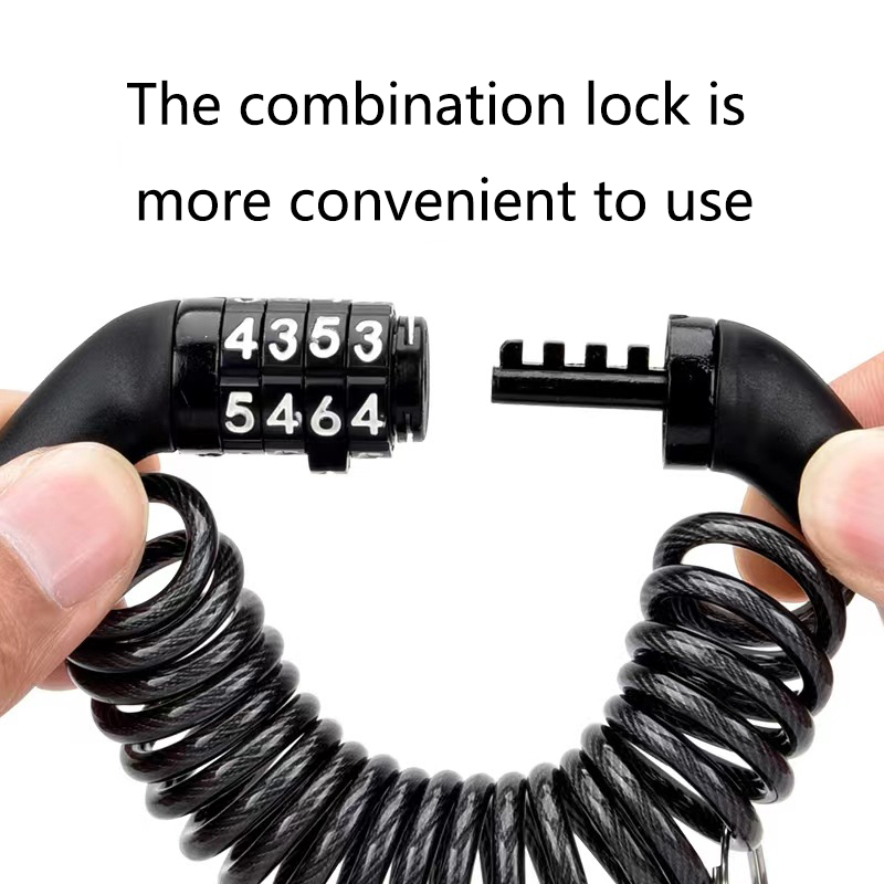 Universal Furniture Hardware - Draagbare wachtwoordkabel anti-diefstal slot universele beveiligingskabelslot