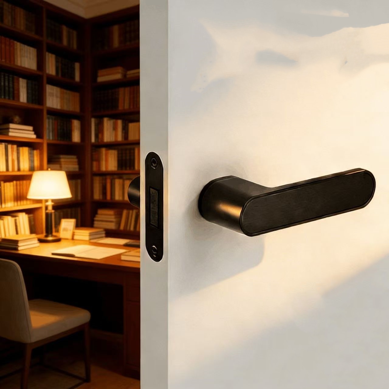 Furniture Hardware Fittings - Deurklinkslot van zinklegering Prachtige elegante slaapkamerhandgreepknop