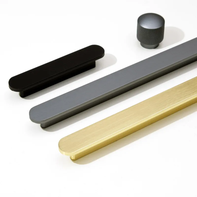 Furniture Hardware Gold - KK&FING Lange Goud Geborsteld Meubeldeurgrepen Aluminium