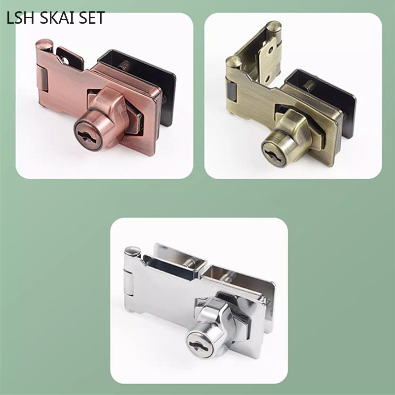 Furniture Hardware Stores - No-Punch Glazen Deurslot Winkel Vitrinekast Slot
