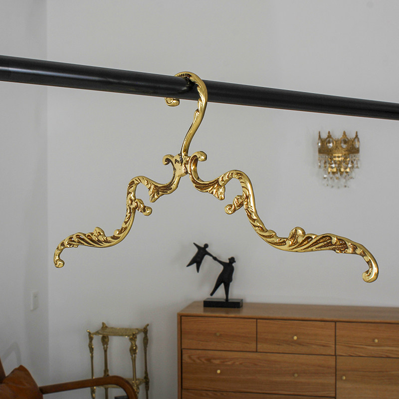 Furniture Hardware Accessories - Vintage messing kledinghanger, premium kledingrek voor