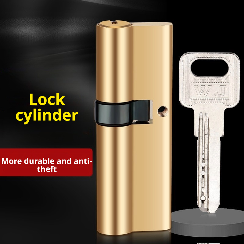 Furniture Hardware Fittings - Huishoudelijke toegangsdeur Anti-diefstal slotcilinder Messing gebiased