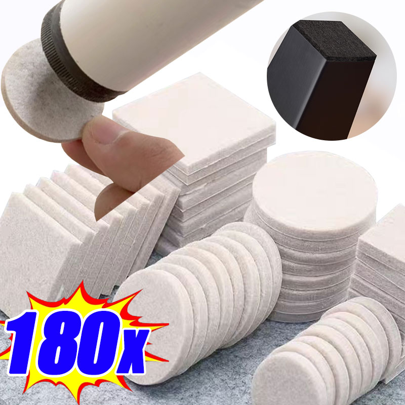 Furniture Foot Pad - 18/180 Stuks Vilt Stoelpoot Pads 5