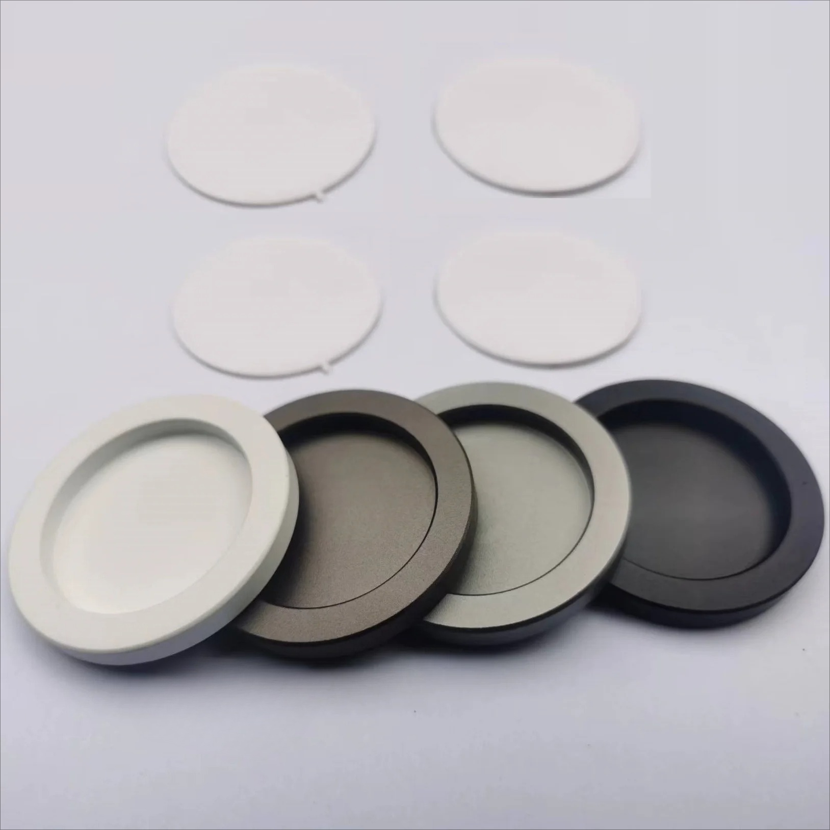 Furniture Hardware Gold - 4 stuks aluminium ronde plakkende dunne