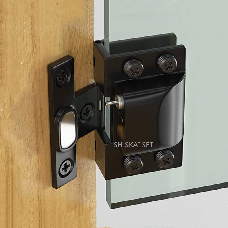 Furniture Hardware Stores - Hydraulische buffer Stille glazen scharnier Niet-penetrerende