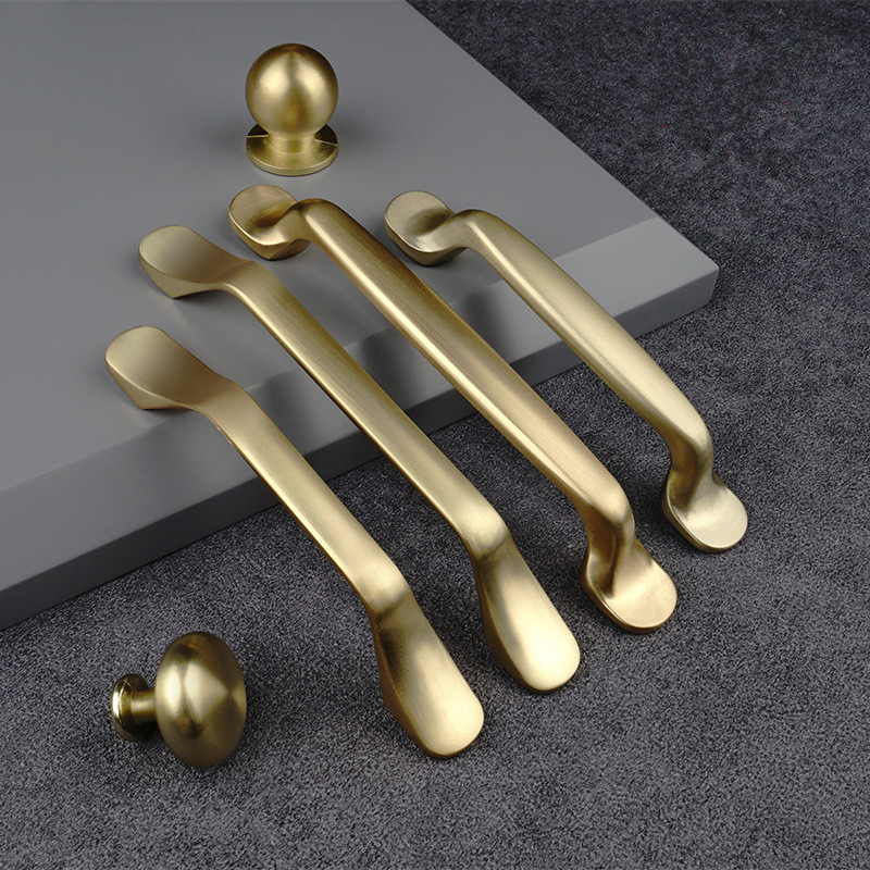 Furniture Hardware Gold - Gouden meubelgrepen, aluminium keukenknoppen, kast- en