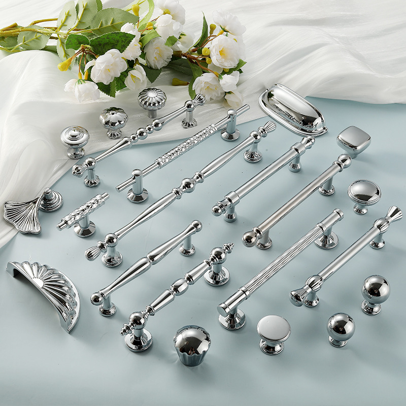 Furniture Hardware Restoration - Helder chroom zilver kledingkast deurgreep moderne