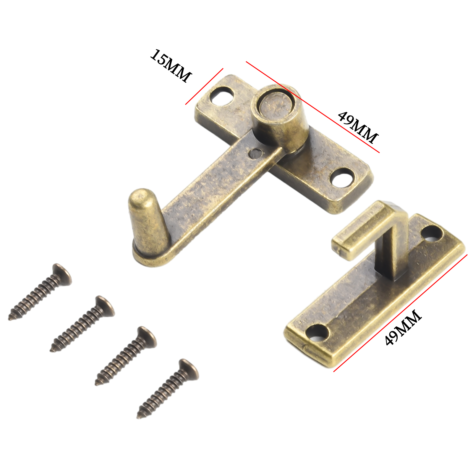 1 set Brons Schuifraam Deurslo - Furniture Hardware Fittings recensie en prijs
