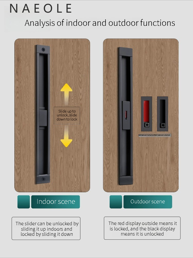 Japanse stijl zakvormig schuif - Universal Furniture Hardware recensie en prijs