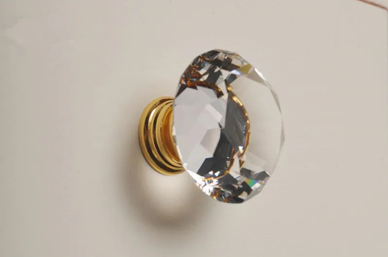 Kristallen gouden kastknoppen, - Furniture Hardware Gold recensie en prijs