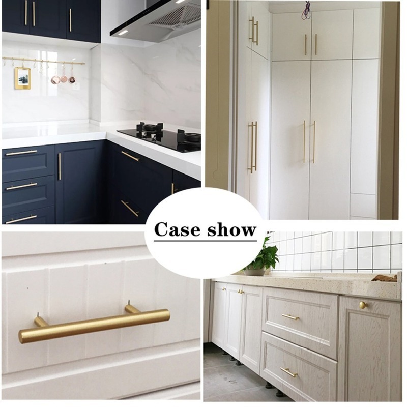 Moderne goud geborstelde recht - Furniture Hardware Restoration recensie en prijs