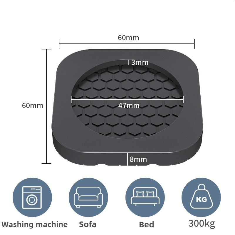 4 stuks anti-vibratie voetkuss - Furniture Foot Pad recensie en prijs