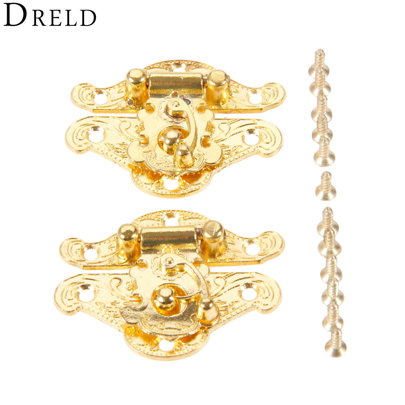 Dreld 2Pcs Antieke Gold Box Kl - Furniture Hardware Gold recensie en prijs