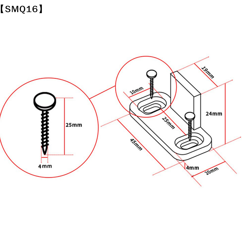 2 stuks schuifbare vloergeleid - Furniture Hardware Accessories recensie en prijs