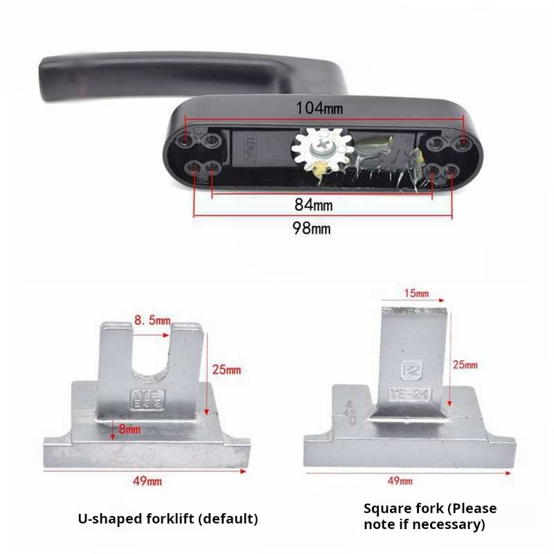 1 STKS Raamgreep Gebroken Brug - Furniture Hardware Fittings recensie en prijs