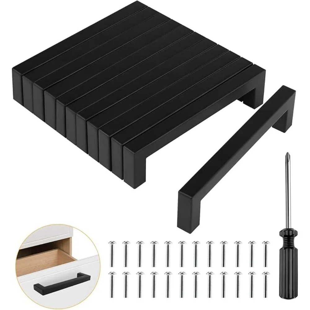 6/18pcs RVS Vierkante Meubelbe - Furniture Hardware Restoration recensie en prijs