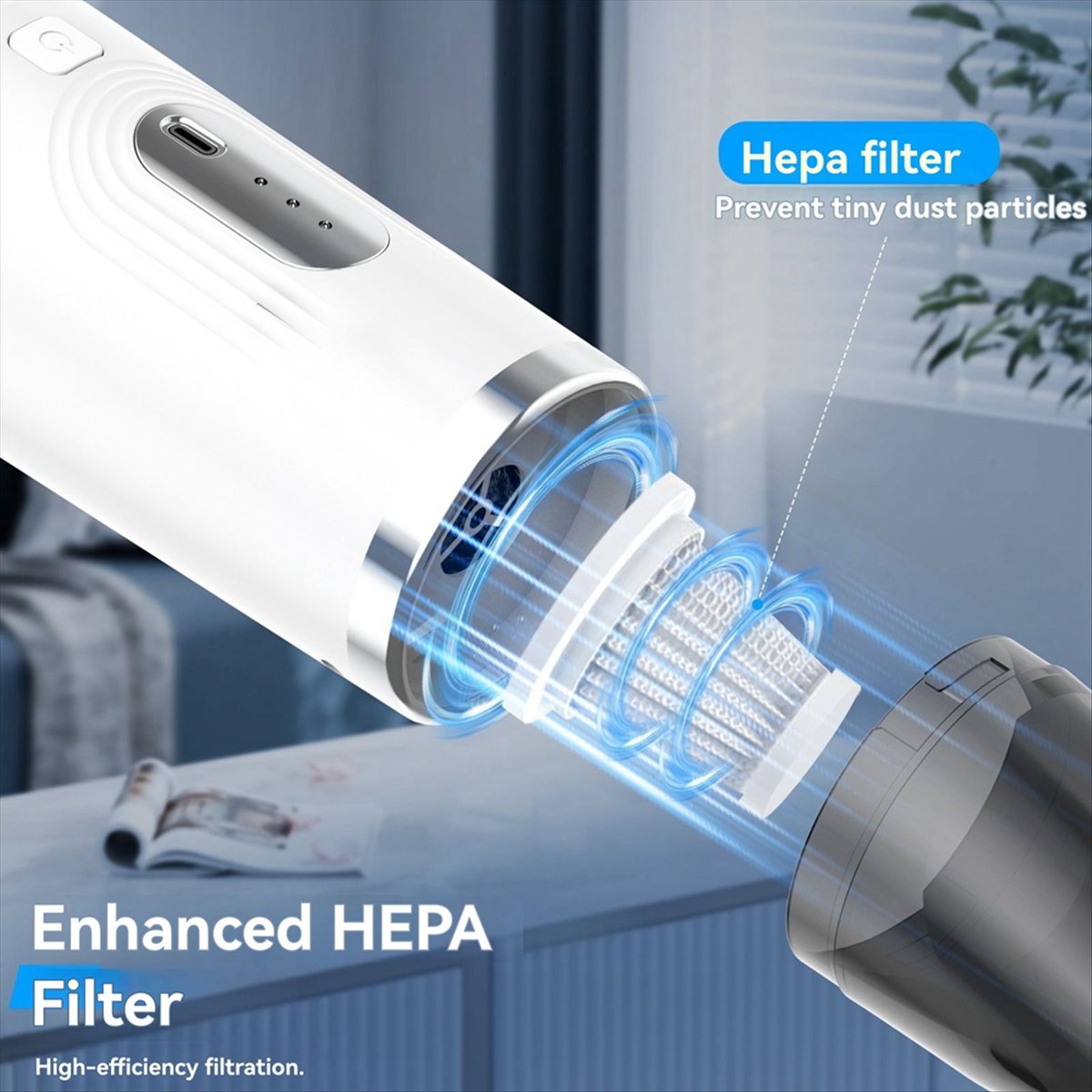 Autostofzuiger, draadloze hand - Furniture Hardware Cleaner recensie en prijs