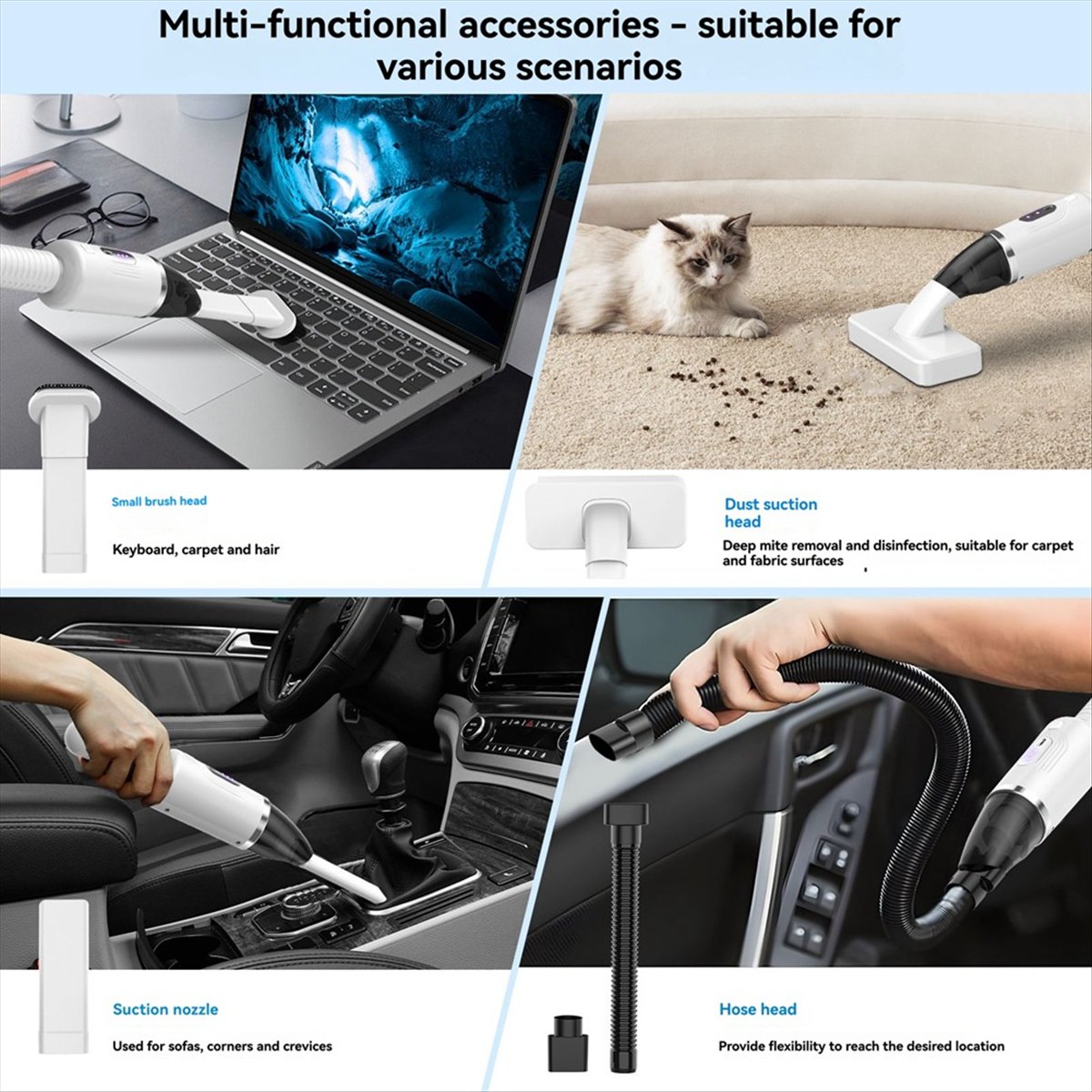 Autostofzuiger, draadloze hand - Furniture Hardware Cleaner recensie en prijs
