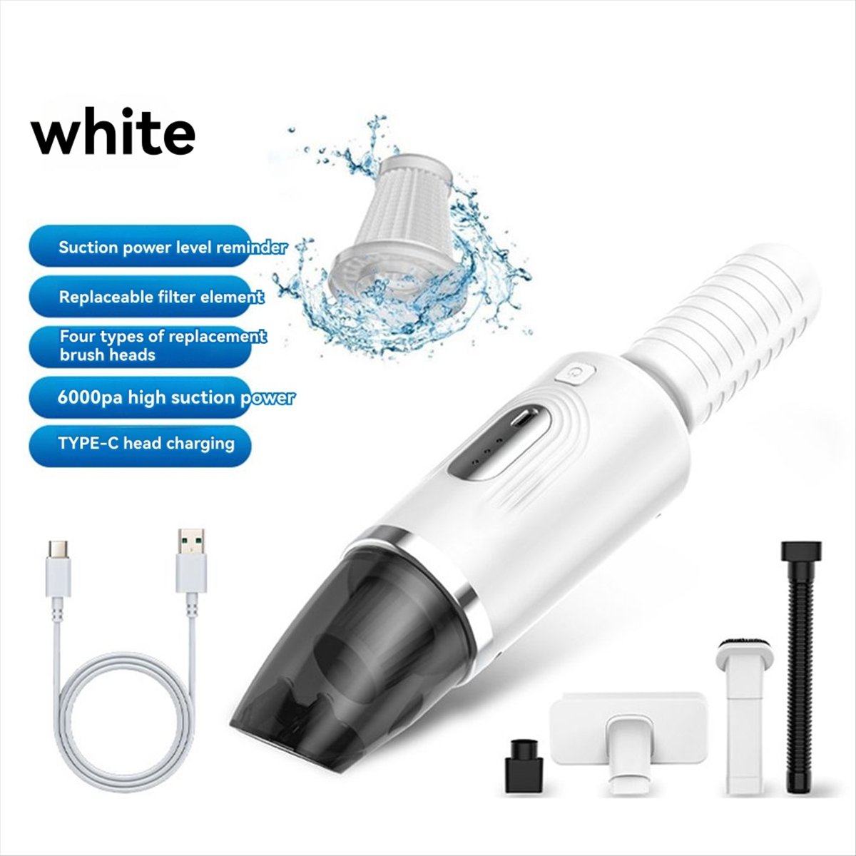 Autostofzuiger, draadloze hand - Furniture Hardware Cleaner recensie en prijs